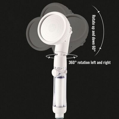 High Pressure Handheld Shower Bathroom Spray Shower Head wit