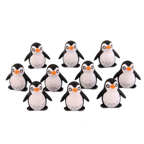 10Pcs Miniature Penguin Figurine Fairy Gden Landscape Gd