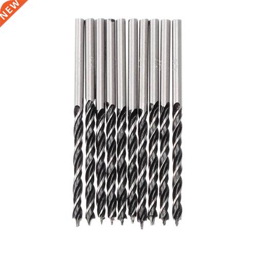 10Pcs High Strength Woodworking Twist Drill Bit Wood Drills