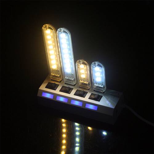 Portable LED Lights USB Night Light Room Decor Mini Table De