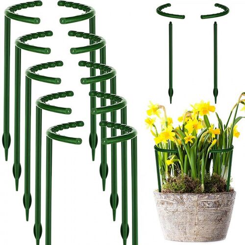Plant Support Cage Shop Plastic Flower Stand Semi-circle