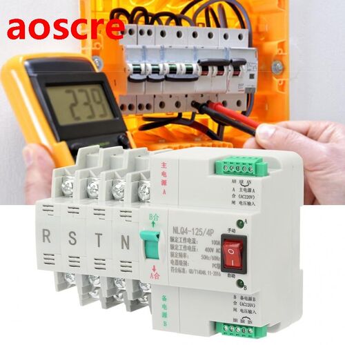 AC 400V 4P Automatic Transfer Switch 63/80/100A Dual Power A