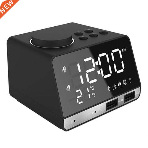 K11 Alarm Clock Speaker Mobile Phone Charging Led Makeup Mir