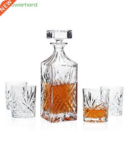 750ml Creative Crystal square Bottle Whiskey Vodka Wine Deca