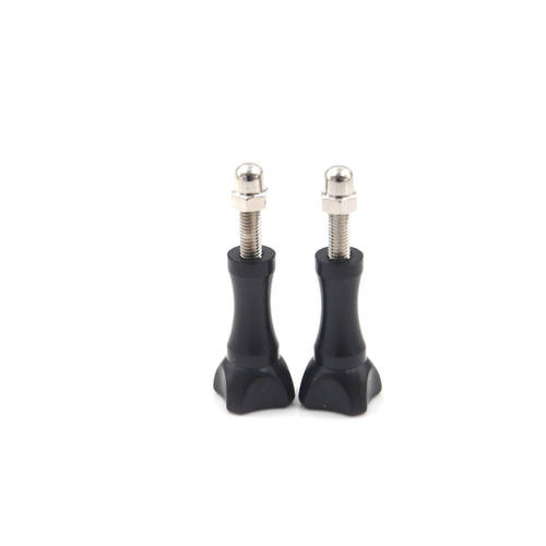 55mm 2pcs Long Star Head Hand Knob Screw Black Quality