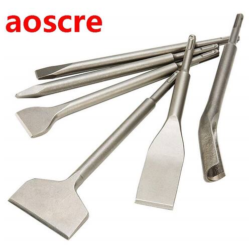 6Pcs SdS Plus Square Shank Electric Hammer Drill Bit Groove