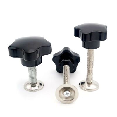 5PCS M8/M10 Hand-tightening screw Torx internal thread clamp