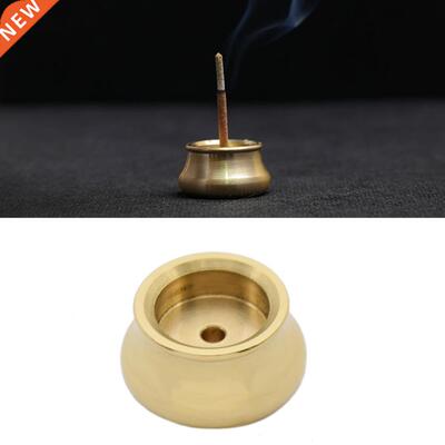 Lychee Life 1pc Bowl Shape Brass Incense Burner Holder for I