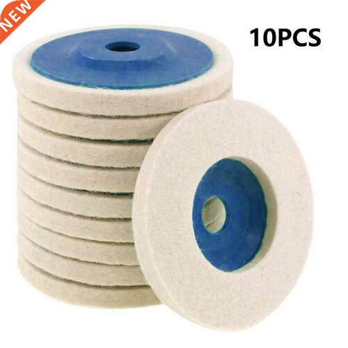 10pcs 100mm Wool Polishing Wheel Buffing Pads Angle Grinder