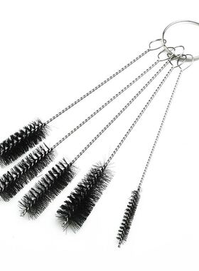 5Pcs Stainless Steel Wire Brushes Set Round Cylinder Bores P