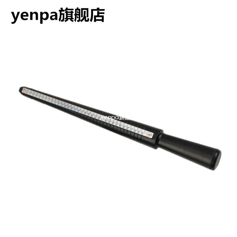 1pcs Black Ring Size Scale Mandrel Stick With Standard Circl