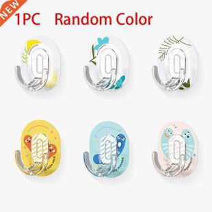 1Pcs Cartoon Wall Hook Strong Self Adhesive Door Wall Hanger