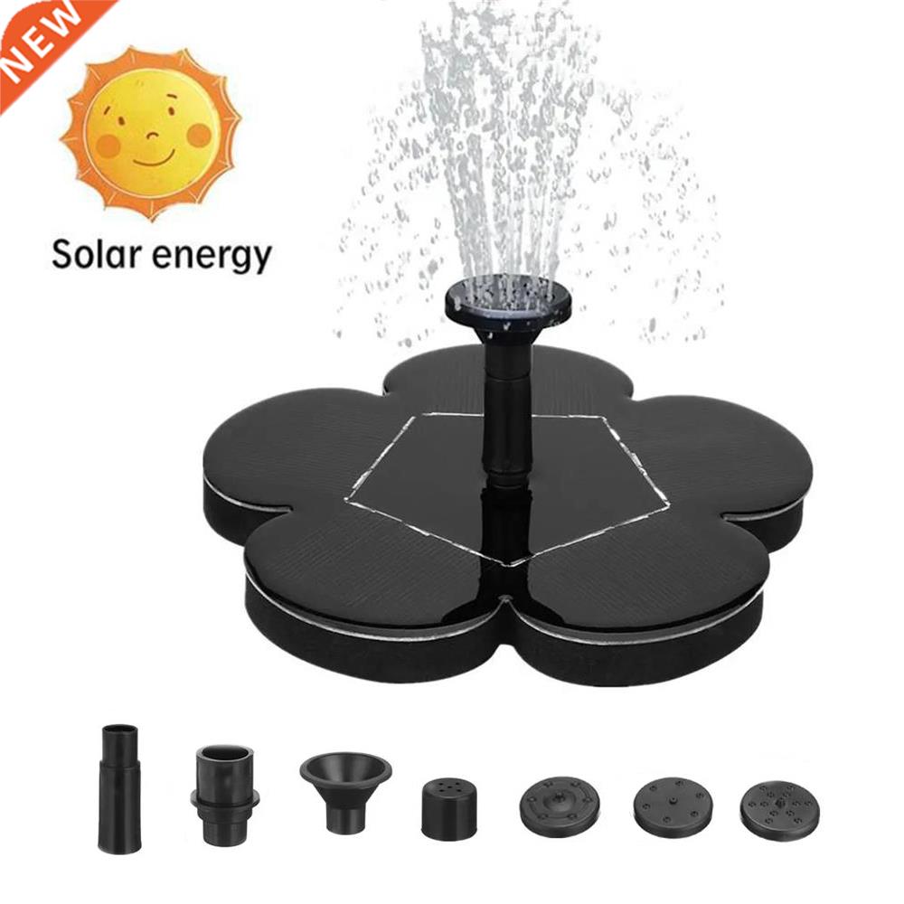 7V 1.5W Mini Solar Fountain Water Pump Garden Floating Plant