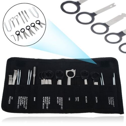 20PCs Professional Car Radio Removal Key Tool Kit Audio Tool