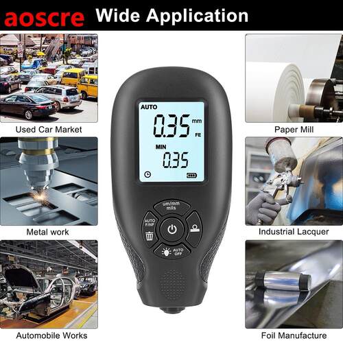 HW-300 C Paint Coating Film Thickness Gauge Backlight C