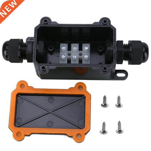 IP68 Waterproof Junction Box 2 Way 4-8mm Connector Gland Ele