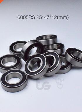 10pcs 6005RS 25*47*12(mm) chrome steel rubber Sealed High s
