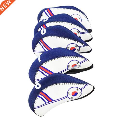 10PCS/Set Exquisite Korea Flag Print Golf Club Iron Head Co