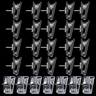 Set of 50Pcs Creative Photo Clip Style Pushpins Set Home Kin