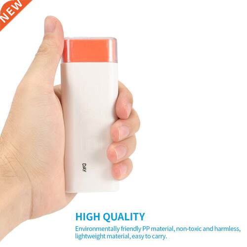 Storage Cutter Pill Case Portable Rectangular Cut Medicine C