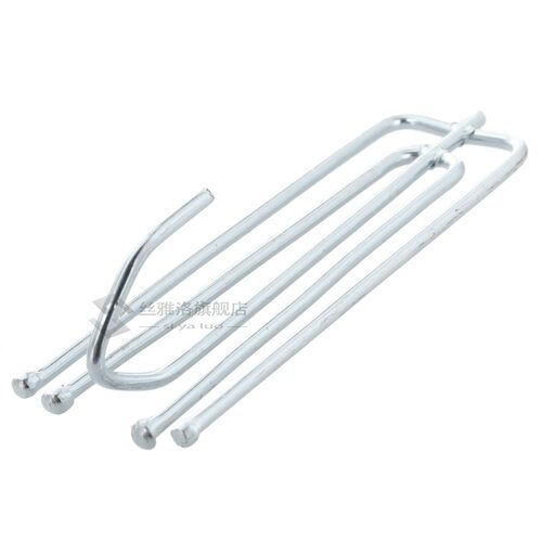 Window Treatment 4 Prongs Pinch Pleat Drapes Curtain Hooks 2