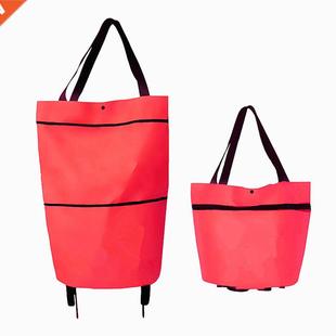 Portable Fding Retractable Tugboat Shopping Cart Handbag S