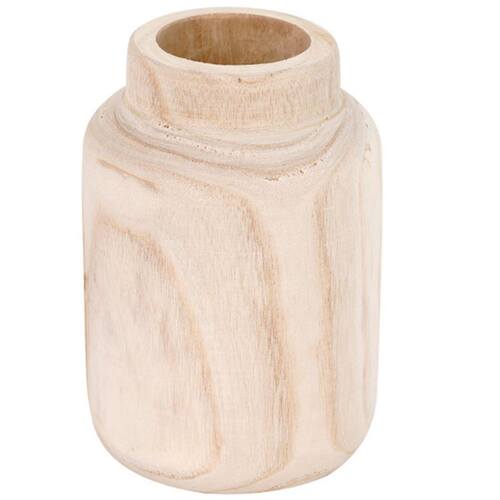 Wooden Eco-Friendly Vase Embryo Flower Pot Vase Household De