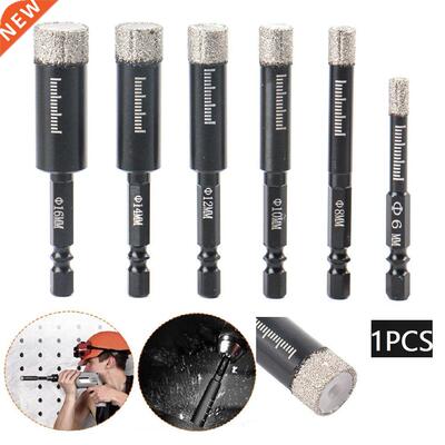 Diamond Drill Bit Set Hex Handle Vacuum Brazed Diamond Dry D