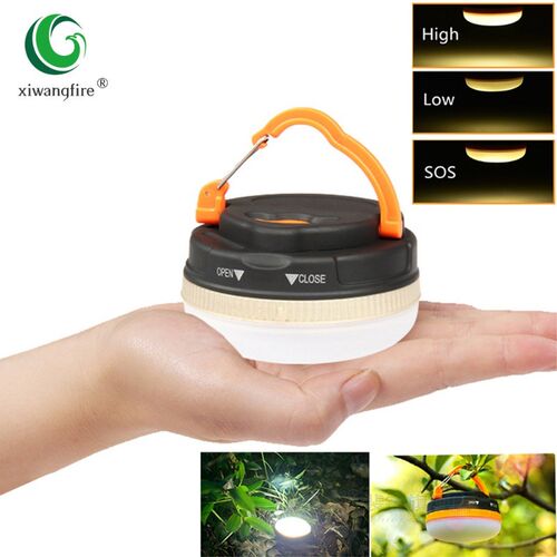 *Super Bright Mini Portable Camping Lantern Night Light 3w 3