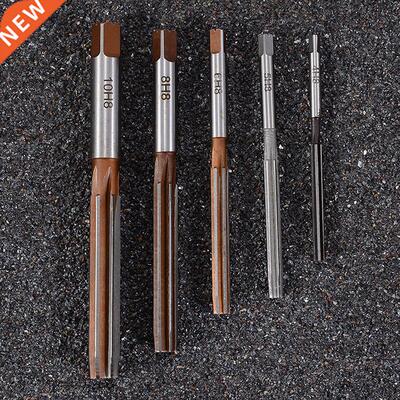 5pcs H8 Chucking Straight Shank Hand Reamers Set 6 Flutes 4m