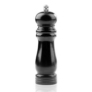 Black Wooden Wood Pepper Salt Mill Shaker Pepper Grinder Gad
