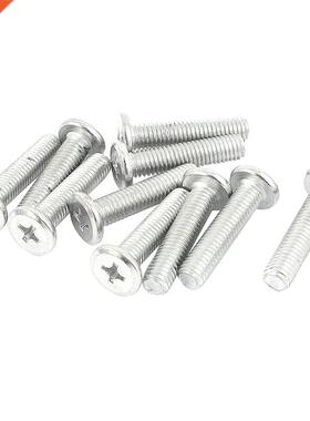 10 Pcs M8x35mm Crosshead Phillips Flat Head Countersunk Bolt