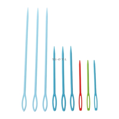 Plastic Knitting Needles 9Pcs Plastic Crochet Hooks Knitting