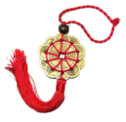 10 Lucky Charm Ancient I CHING Coins Prosperity Protection G