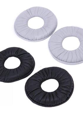 2Pcs 70mm Soft Foam Leather Replacent Ear Pads Cushion For