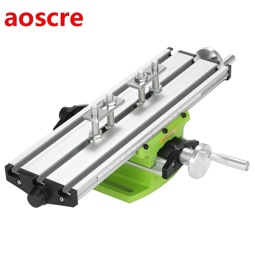 Mini Compound Bench Drilling Slide Table Worktable Milling W