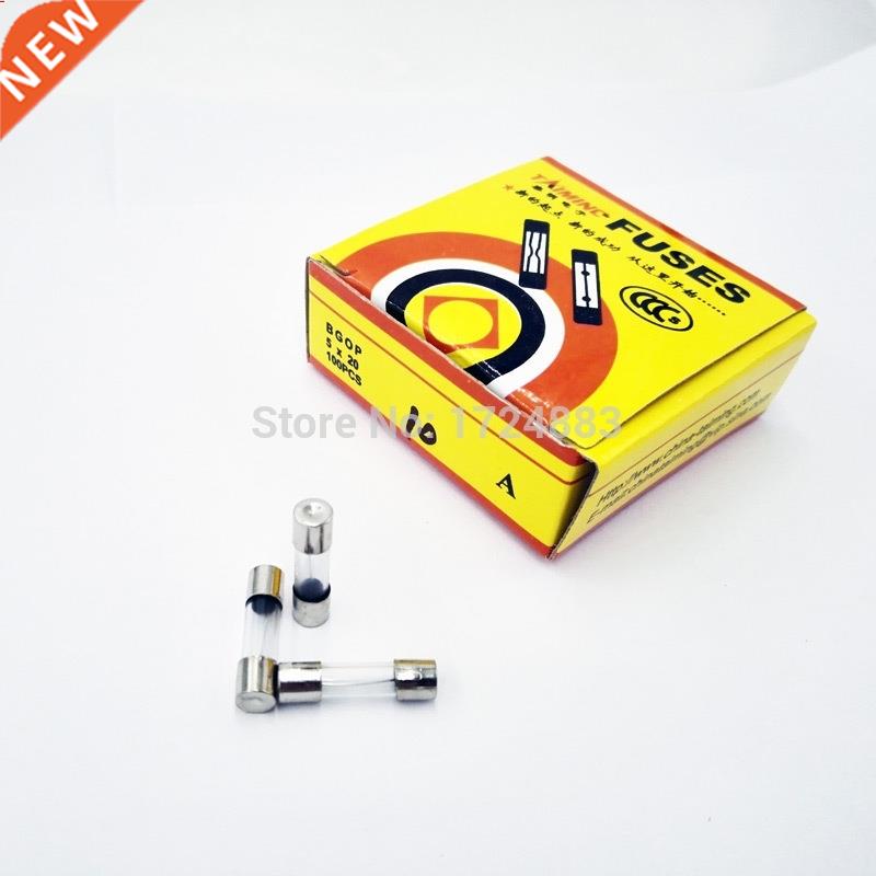 100PCS/Set 5mm*20mm Glass fuse 250V 0.2A 0.5A 1A 2A 3A 4A 5A