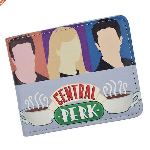 American TV Show Friends Wallet Central Perk Coffee Time Wal