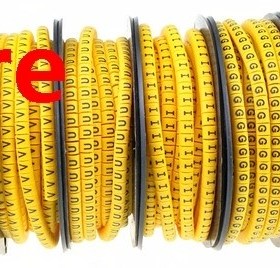 500pcs/Lot EC-0 EC-1 EC-2 EC-3 1.5mm2 Q-Z QRSTUVWXYZ English