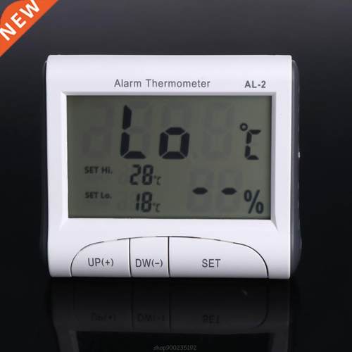 LCD Digital Alarm Thermometer Hygrometer Indoor Outdoor Weat