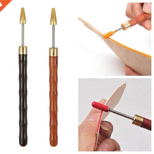 Leather Edge Oil Painting Pen Leathercraft Brass Head Le