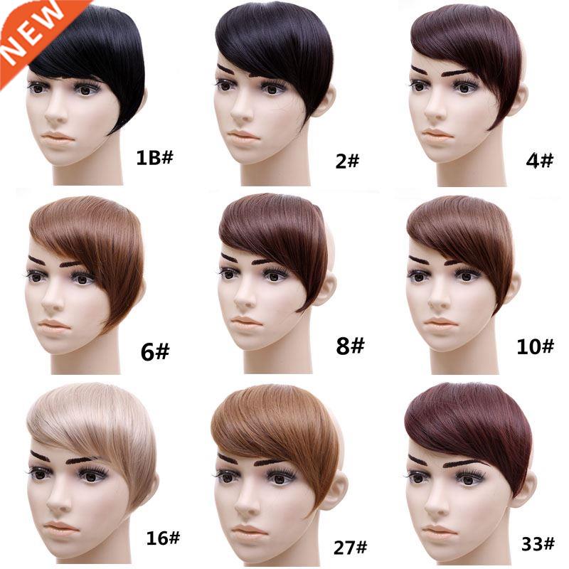 Clip in Synthetic Hair Bangs Natural Clip on Side Bangs Stra