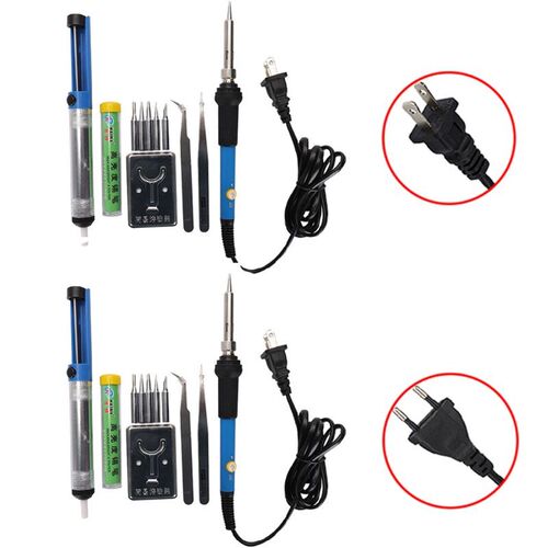 110V 60W US Plug Electric Soldering Iron Temperature Adjusta