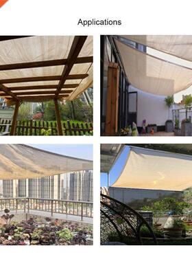 Sunshade Canopy Anti-V Sun Shade Sail Windproof Sunshade Net