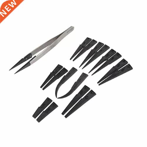 Vetus ESD 259 high quality Handle Stainless Tweezers with 8p