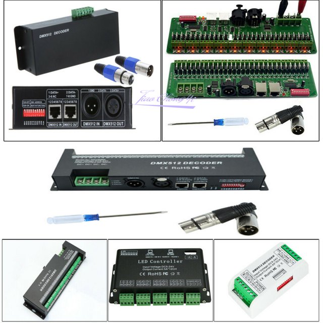 3/4/6/12/30CH 30 Channel DMX512 RGB RGBW LED controller dmx