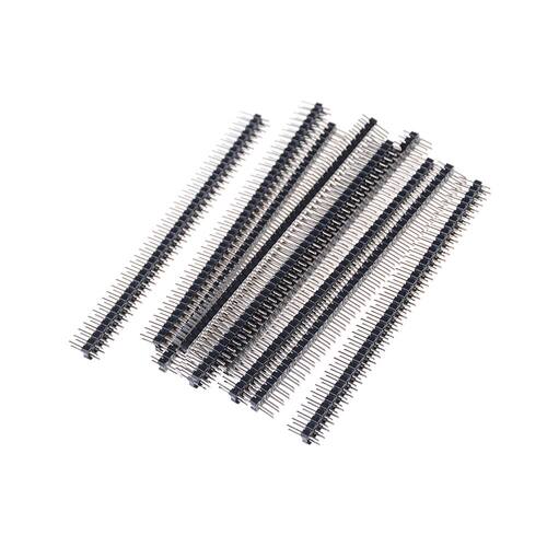 10pcs/lot 2 X 40 Double Row Straight Male Pin Header Strip