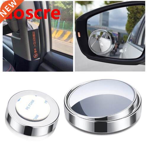2/1pcs Car Mirror 360 Degree Wide Angle Car Auto Rear View M