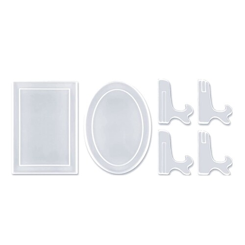 Resin Mold For Photo Frame With Stand Holder,Rectangle &