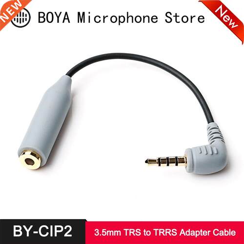 OYA Y-CIP2 Microphone TRS to TRRS Adapter Cale for iPhone